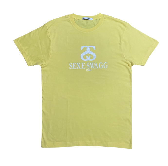 Yellow glitz Logo Tee