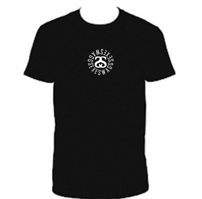 Black/White Heavy weight Tee