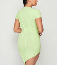 Load image into Gallery viewer, Sexe Lime bodycon Dress
